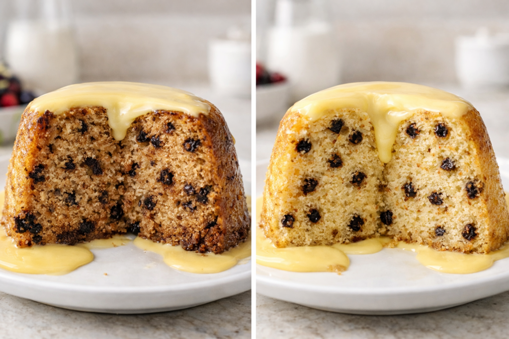 suet vs butter spotted dick comparison